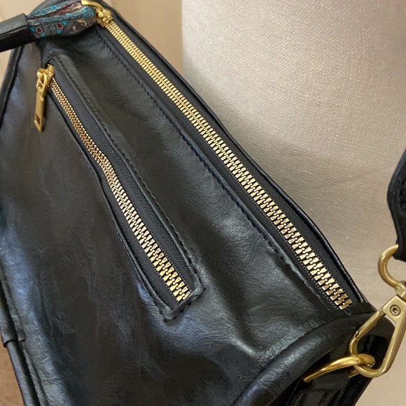 NWOT Faux Leather Crossbody - Picture 5 of 8